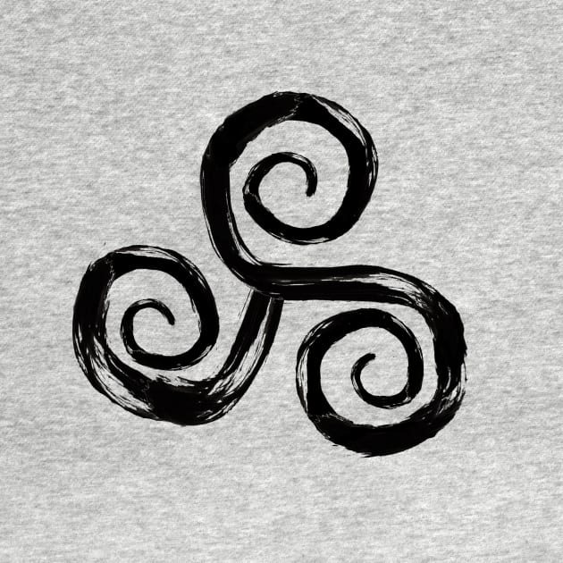 Triskelion Symbol Paint Stroke by shellysom91